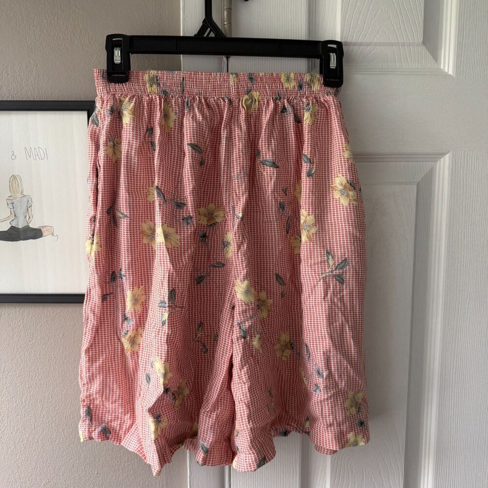 CC Hughes Red Gingham Long Boxer Shorts